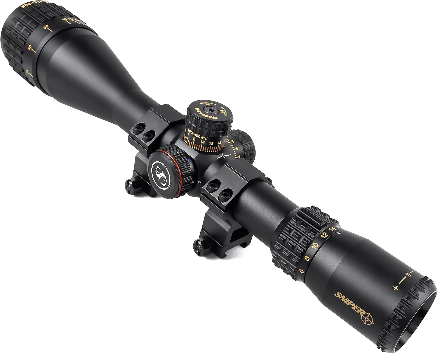 Rifle Scope 6-24x50 / 4-16x50 Red/Green/Blue llluminate Reticle AO Hunting Scope