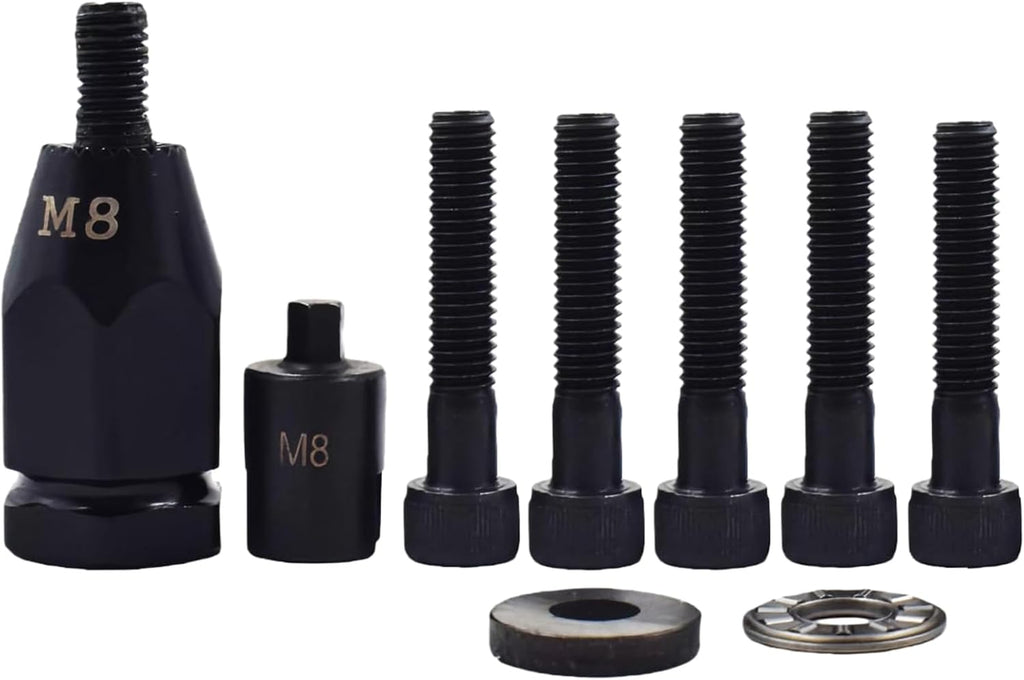 Air Rivet Nut Tool Kit, Pneumatic Pull Nut Setter with M6, M8 Mandrels for Sheet Metal Fastening Threaded Insert Installation