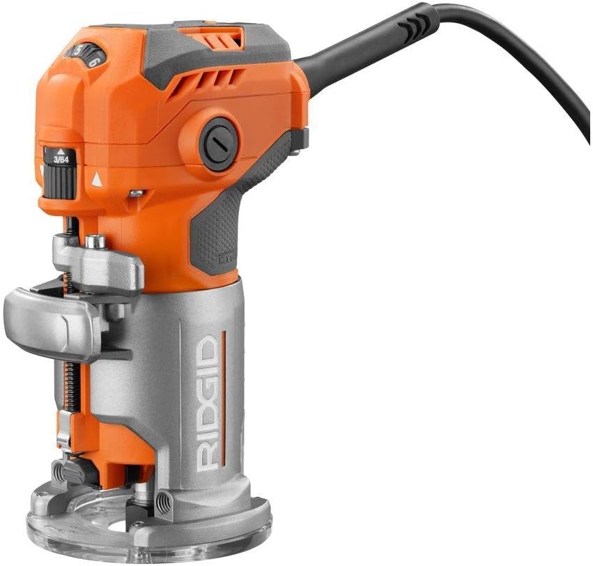 RIDGID 5.5 AMP Compact Fixed-Base Corded Router R24012
