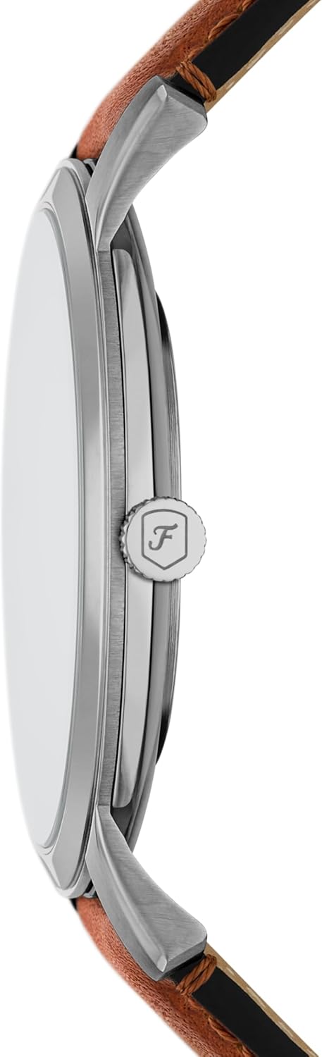 Fossil Men's Minimalist Quartz Stainless Steel Three-Hand Watch for Men