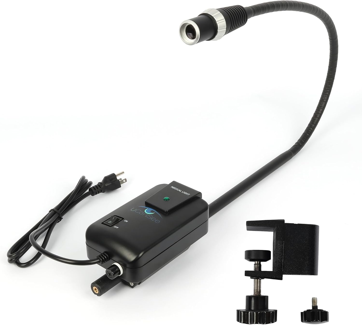 Medical Examination Light, 5W LED Procedure Light with Flexible Arm, Adjustable Spot Size, for Medical Clinic & Industrial Use