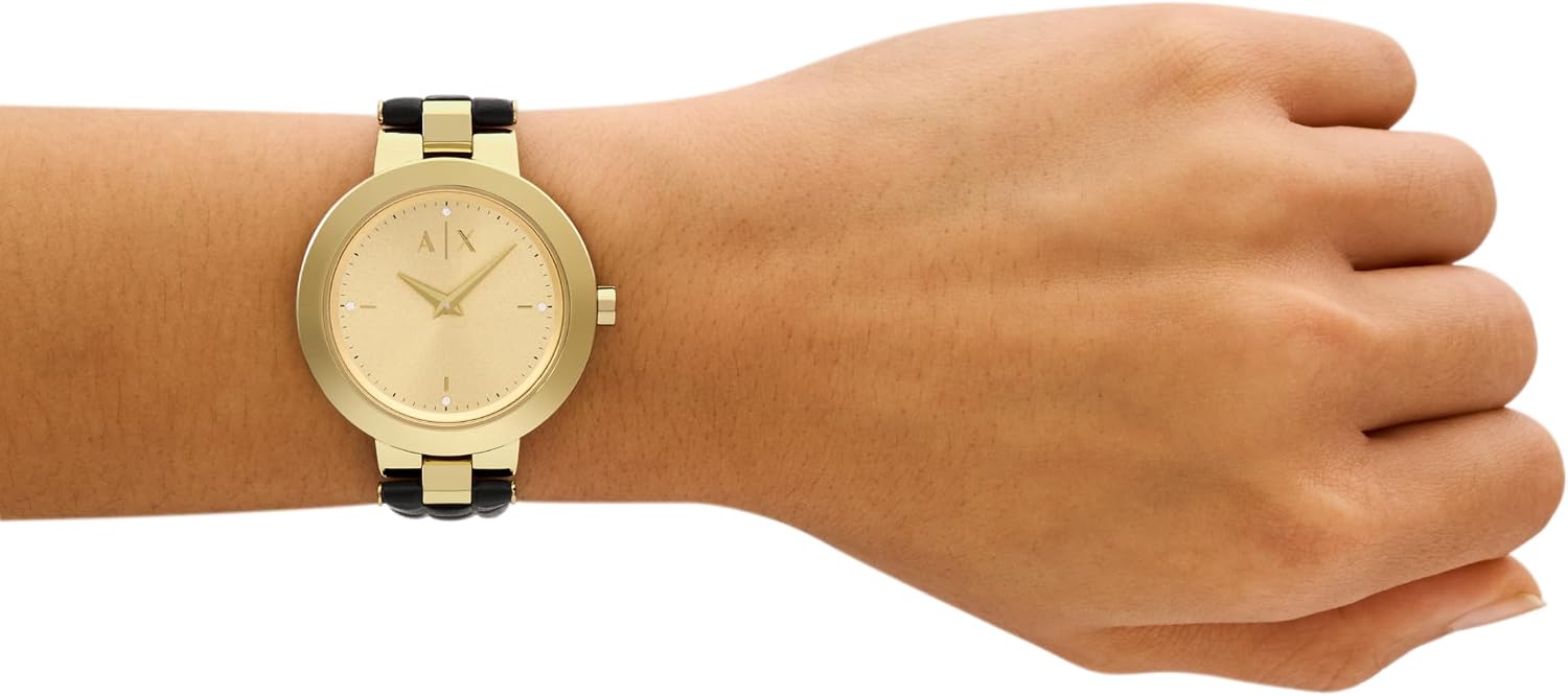 Armani Exchange A|X Women's Watch, Two-Hand Stainless Steel Watch for Women