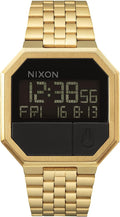 NIXON Re-Run A158-30m Water Resistant Men's Digital Fashion Watch (38.5mm Watch Face, 18mm-13mm Stainless Steel Band)