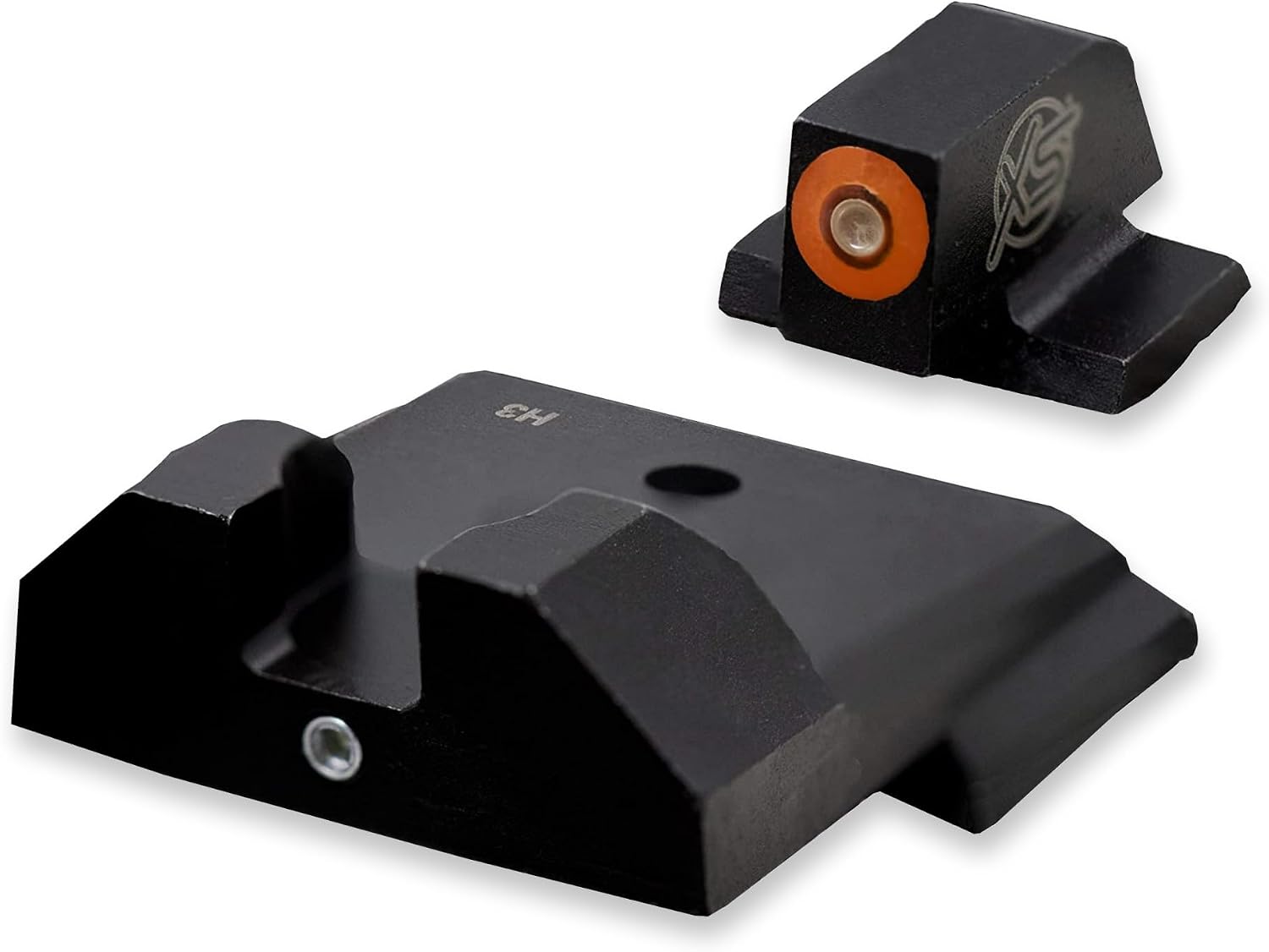 XS SIGHTS F8 Night Sight for Pistols, Large Tritium Front Sight for Fast Acquisition, Wide U-Notch Rear Sight, High Visibility, Easy Alignment