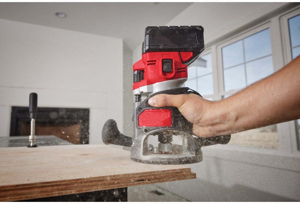 Cordless Router, Router, for Milwaukee 2838-20 M18 Fuel 18V Cordless 1/2' Router -Tool Only X4