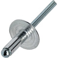 Large Flange Pop Rivets 3/16' x 1/4' Aluminum Body Steel Mandrel (6-4) Pack of 1000 Fastener Set LS19201F
