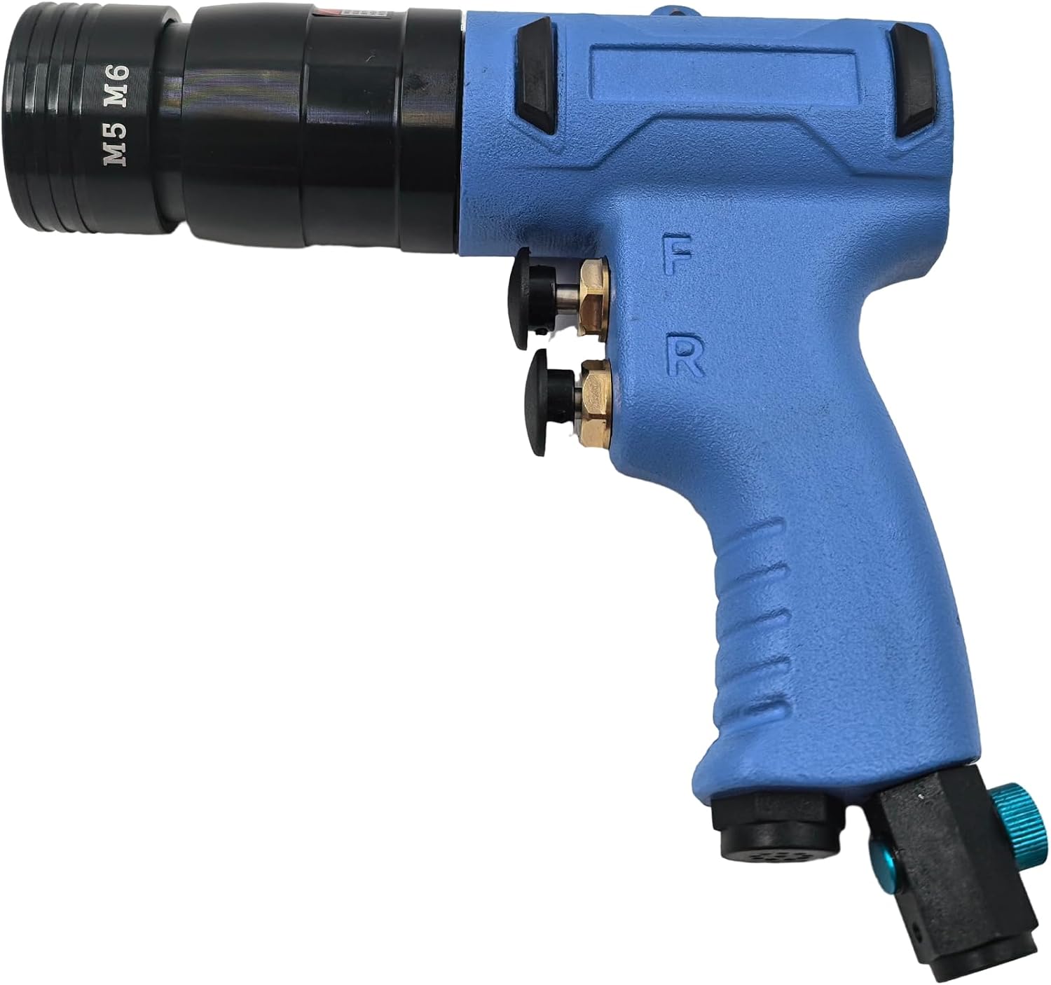 Air Rivet Nut Tool Kit, Pneumatic Pull Nut Setter with M5, M6 Mandrels for Sheet Metal Fastening Threaded Insert Installation