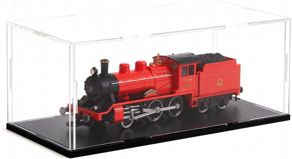 12 14 16 18 20 22 24 26 28 Inch Trophy Holder Clear Acrylic Display Case Assemble Box with Black Base, Dustproof Storage for Souvenirs & Awards(35x35x25cm/14x 14x10in)
