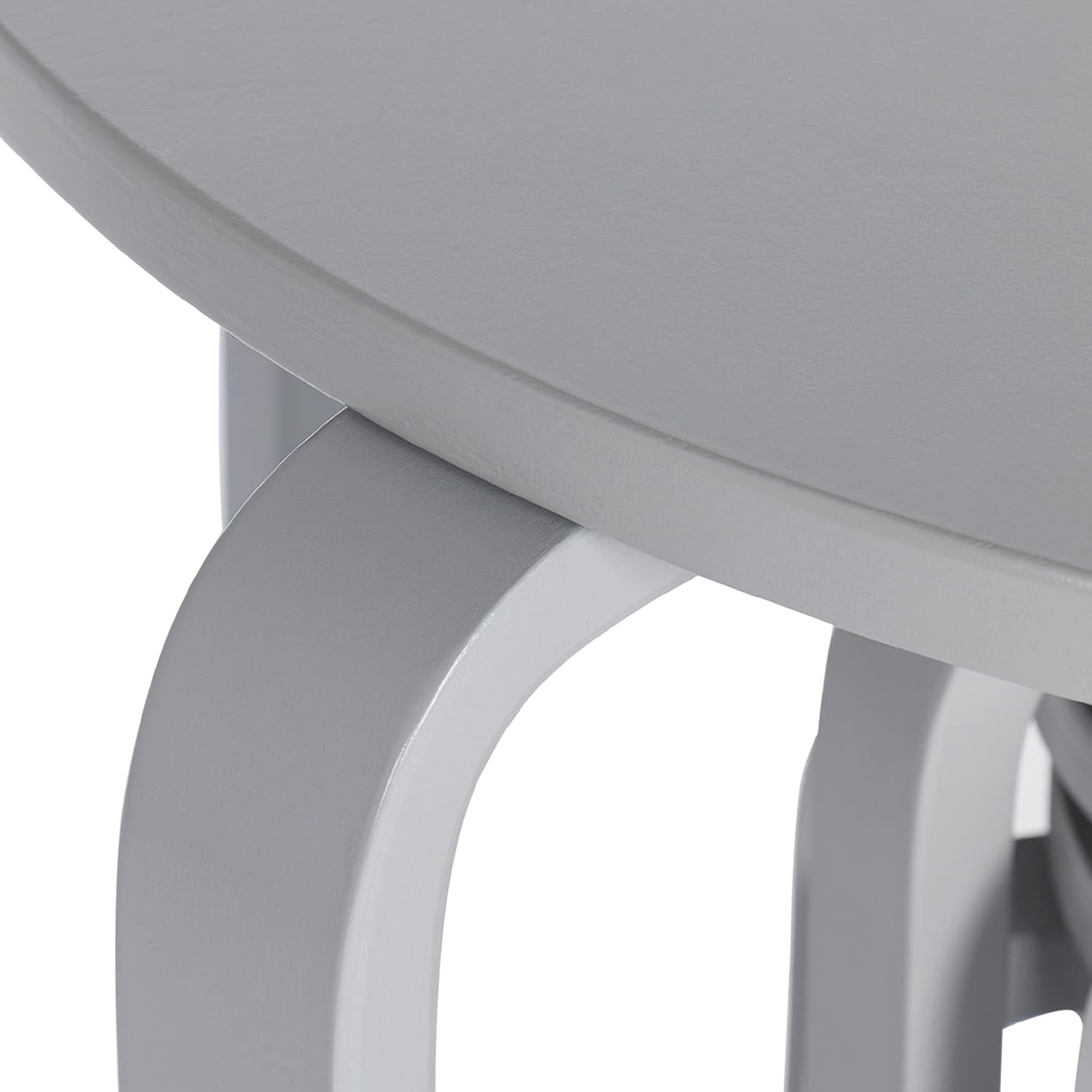 Guidecraft Nordic Table and Stools Set for Toddlers: Gray - Stacking Bentwood Stools with Curved Wood Activity Play Table - Toddler's Modern Kitchen, Playroom and Classroom Furniture