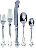Ginkgo International Celtic 20-piece Flatware Set 18/10 Stainless Hammered Finish, Silverware Service for 4