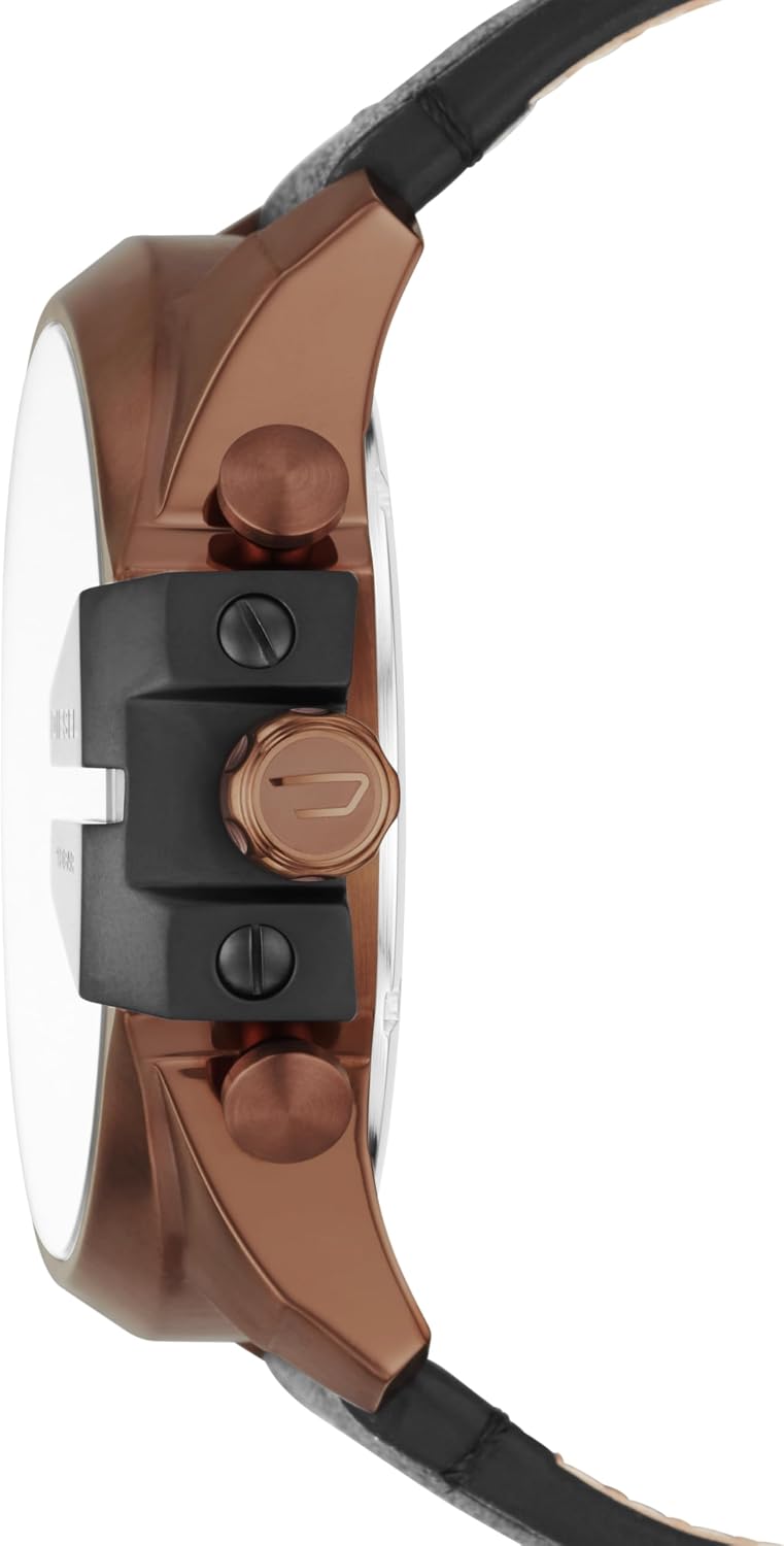 Diesel Mega Chief Watch for Men, Chronograph Men's Watch