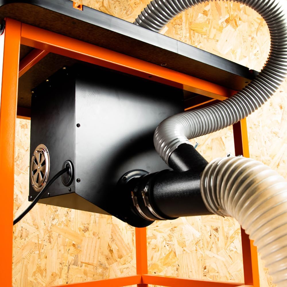 O'SKOOL Dust Collection Box with Router Table Dust Collection Kit, DCC010