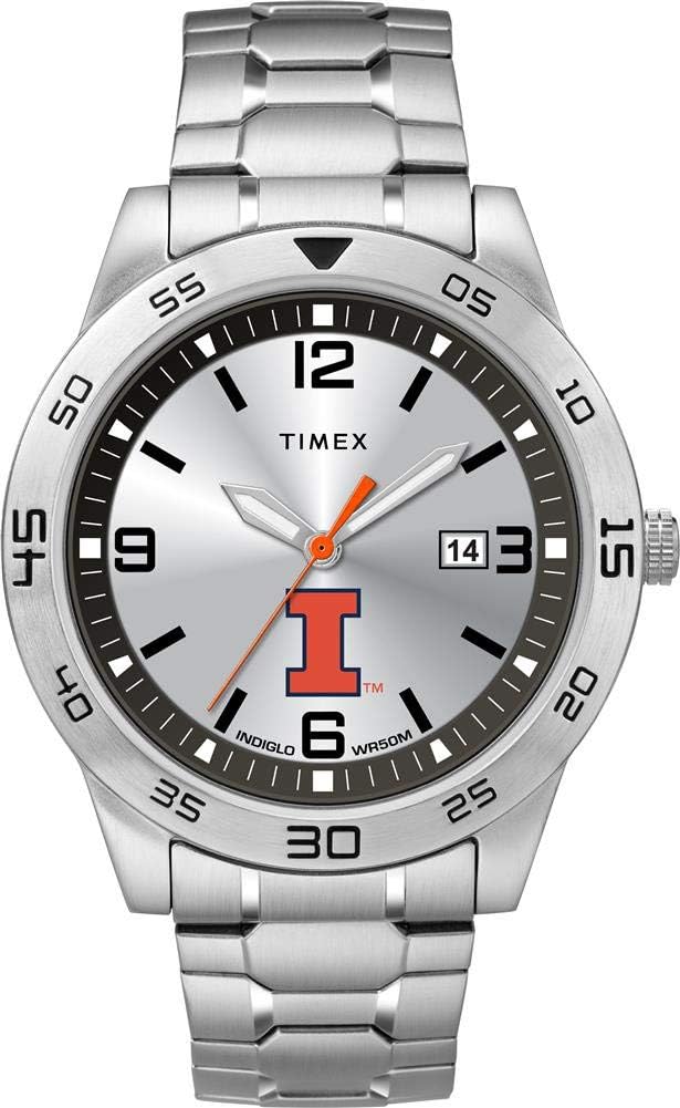 Men's Citation 42mm Quartz Watch with Stainless Steel Strap