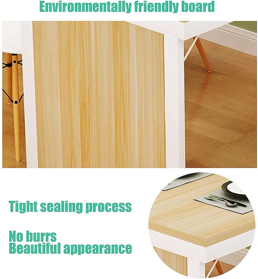 JJPSQHRV Folding Dining Table Wall-Mounted Fold Up Wall Table for Small Spaces MDF Multi-Function Home Office Desk Modern Simplicity Computer Desk Space Saving