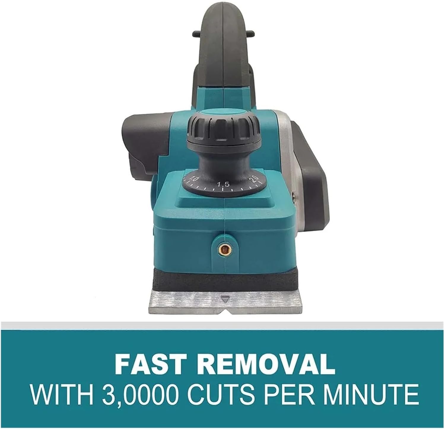 Handheld Electric Planer Cordless Wood Planing Mac 15000RPM Electric Cordless Planer Router Trimmer Furniture Cutting Machine Woodworking Planer For 18V Batterys(No Batterys)