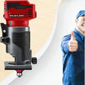 New!! 20 Volt Router Compatible with Bauer 20V Brushless Cordless Variable Speed Compact Router (21121CR-B) - Superior maneuverable, ideal for precision woodworking projects (Tool Only - No Battery)