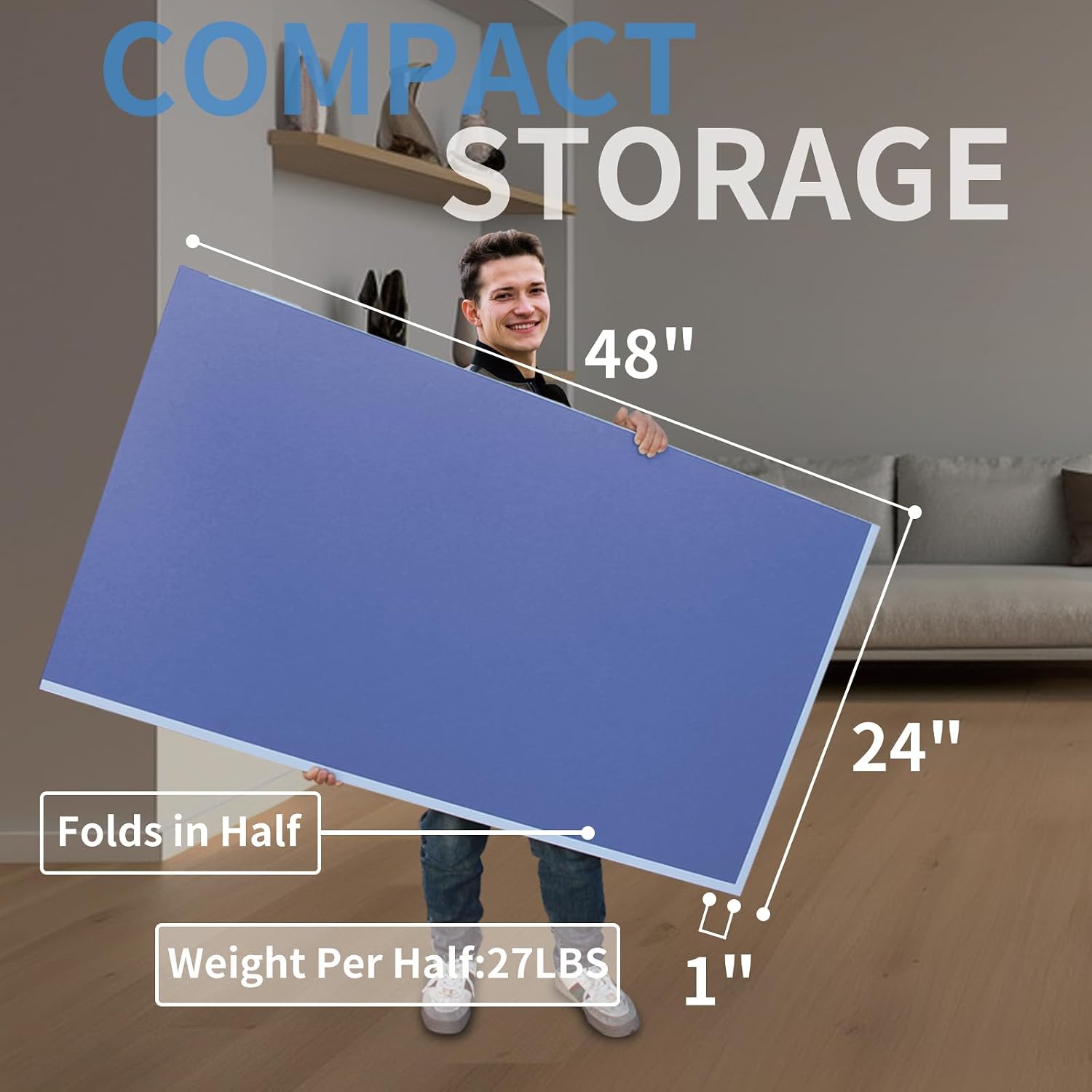 Foldable Ping Pong Table Top for Billiard Table, 6FT/7FT/8FT/9FT Table Tennis Table Topper for Pool Table, Indoor Outdoor Portable Table Tennis Conversion Top w/Net & Foam Padding