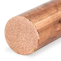 110 Copper Round Bar, Unpolished (Mill) Finish, H04 Temper, ASTM B187, 0.625' Diameter, 36' Length, OnlineMetals