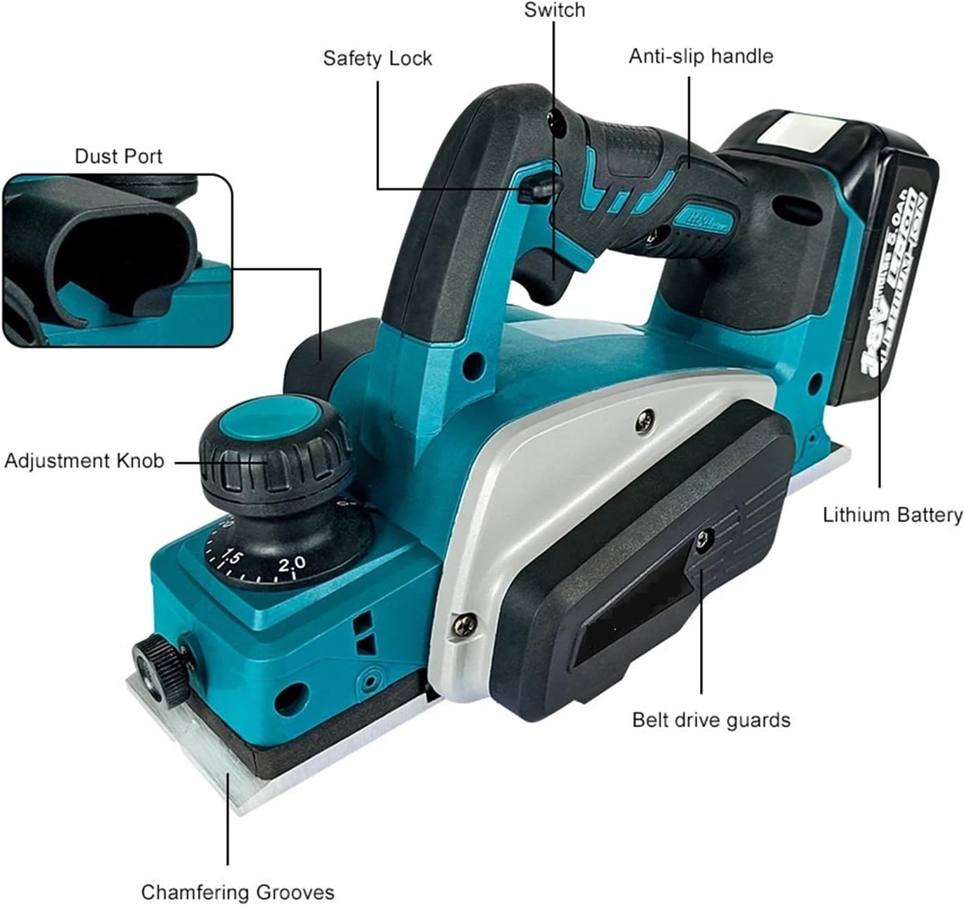Electric Planer, Cordless Wood Electric Planer Electric Router Trimmer Wood Milling Engraving Slotting