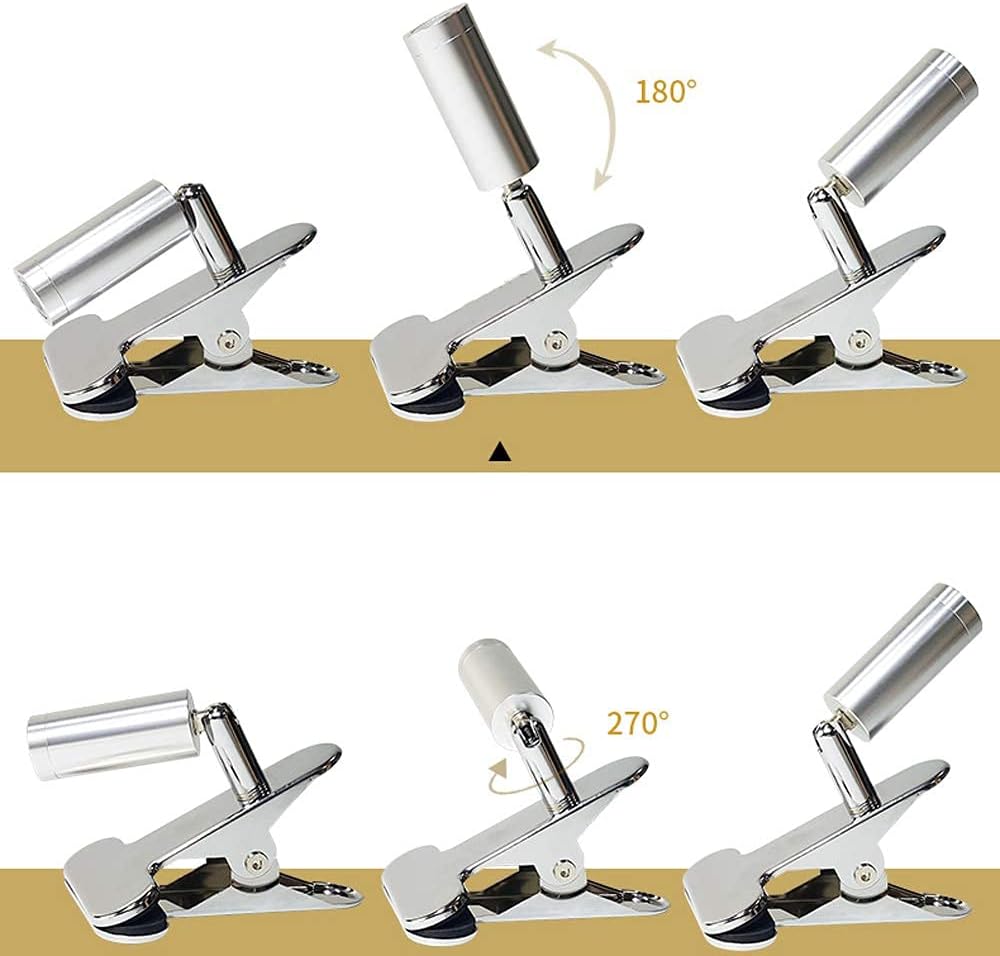 Modern Eye Protection lamp,LED Clamp Desk Lamp,Adjustable Clip on Reading Light for Work Study Level Portable Metal Clamp Bedside Lamp USB Port Powered
