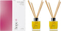 Doctor Aromas Premium Reed Diffuser Diffuser Glass Jar Set Elegant Scent for Home, Room or Bathroom and Fresh Air Scent Lasting Home Fragrance Over 90 Days (Pack of 2, Hope)
