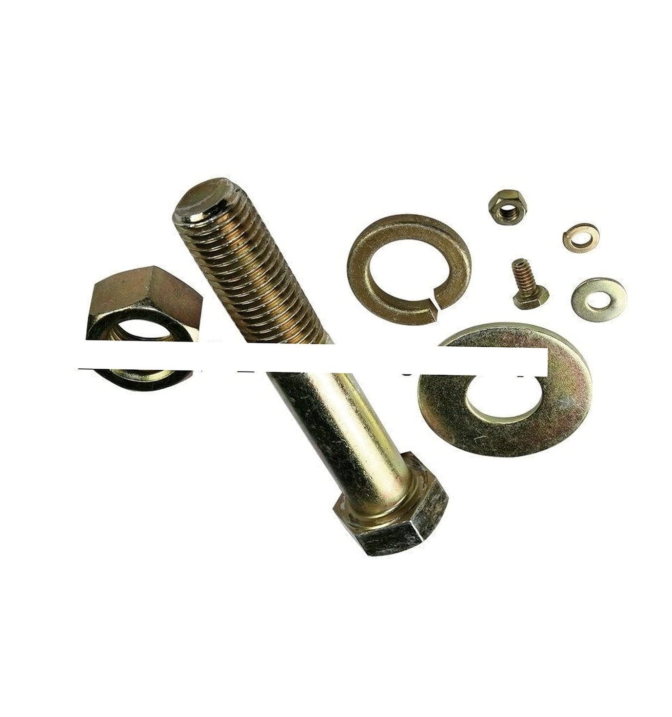 Grade 8 Hex Head Bolts, Nuts, Washers Coarse Thread SAE Assortment- 665pcs Multi-Purpose Comprehensive Hardware Fastener Assortment Kit Cit01179Riv