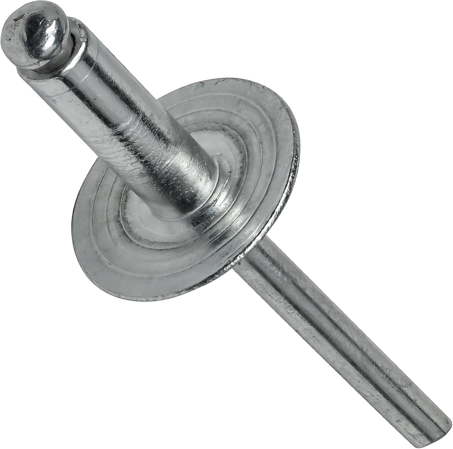 Large Flange Aluminum Pop Rivets All Dome Head Blind Rivet Size (6-4) 3/16' x 1/4' Qty 500 Durable Fasteners for Construction Automotive Repair Machinery Assembly Improvement Projects