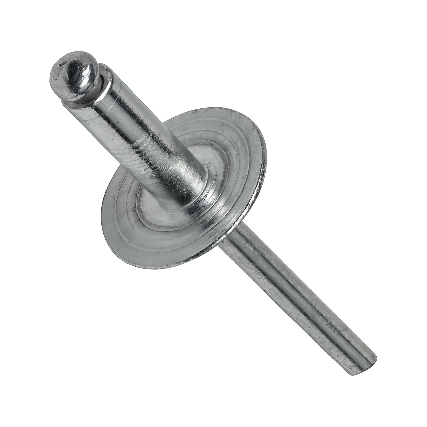 Large Flange Aluminum Pop Rivets All Dome Head Blind Rivet Size (6-4) 3/16' x 1/4' Qty 1000 Threaded Fasteners for Mechanical Repair Universal Multi-Purpose Replacement Parts
