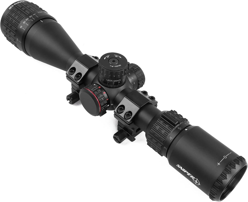 Rifle Scope 6-24x50 / 4-16x50 Red/Green/Blue llluminate Reticle AO Hunting Scope