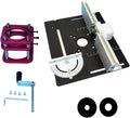 Accuracy Wood Router Lift Set for 64 66mm Motors Plunge Base Mechanism Aluminum Table Plate Woodworking Stations Woodworking Engraving Lift Tool