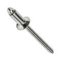 Stainless Steel Pop Rivets 3/16' x 1/4' Flat Countersunk Head Blind 6-4 Qty 1000 Durable Fasteners for Construction Automotive Repair Machinery Assembly Improvement Projects