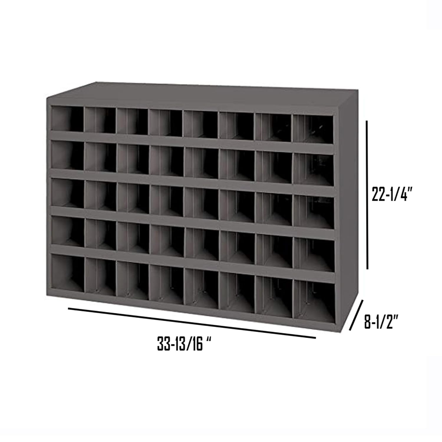 Titan Industrial Supply-3610 Piece Grade-5 Zinc Plated Bolt Nut and Washer Assortment Hex Head Cap Screws Flat and Lock Washers Hex Nuts with 40 Hole Bin 1/4-20 to 5/8-11