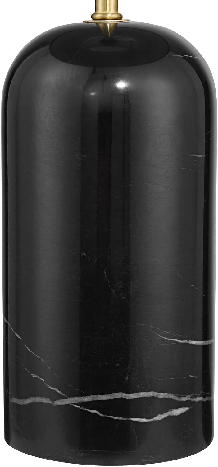 360 Lighting Daleti 25' High Black Marble Table Lamp Set of 2
