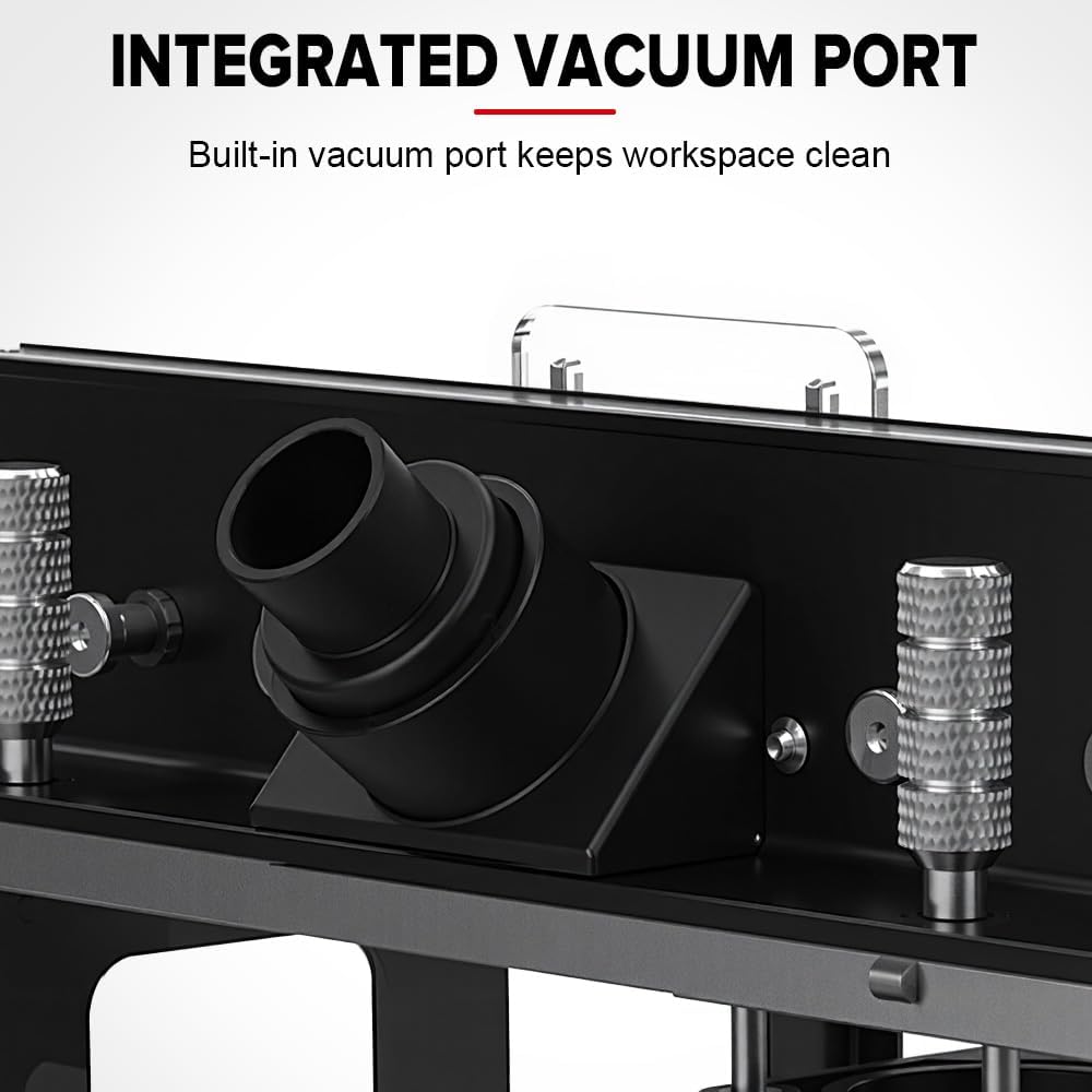 Bench Top Router Table, Full Size Portable Router Table, Workshop Table Router, Workbench Accessory (Black, Imperial)