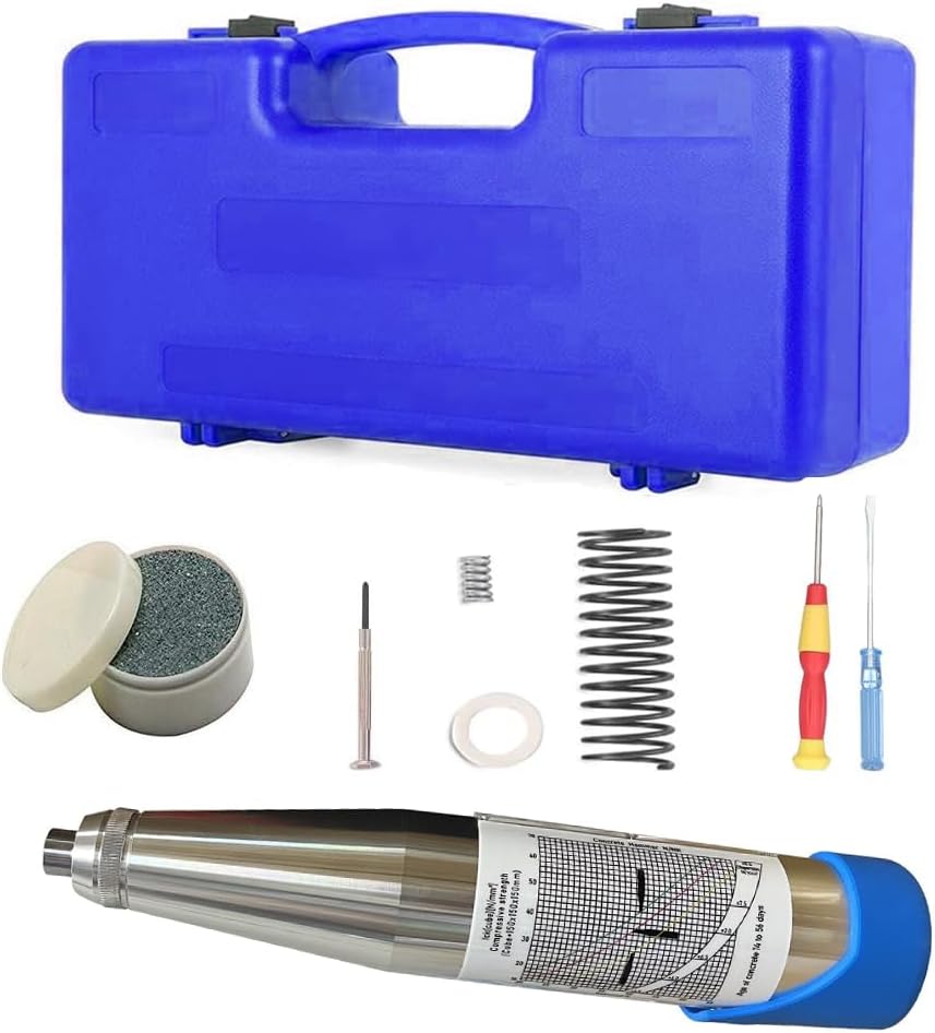 Professional Concrete Test Hammer Rebound Tester Hammer Resiliometer 10-60Mpa