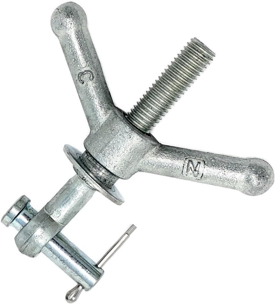 Gloxco Wingnut Assembly for Manways, 5/8' Eye Bolt, 5-1/2' Long, Pack of 6 (WNA-1010-0100-B)