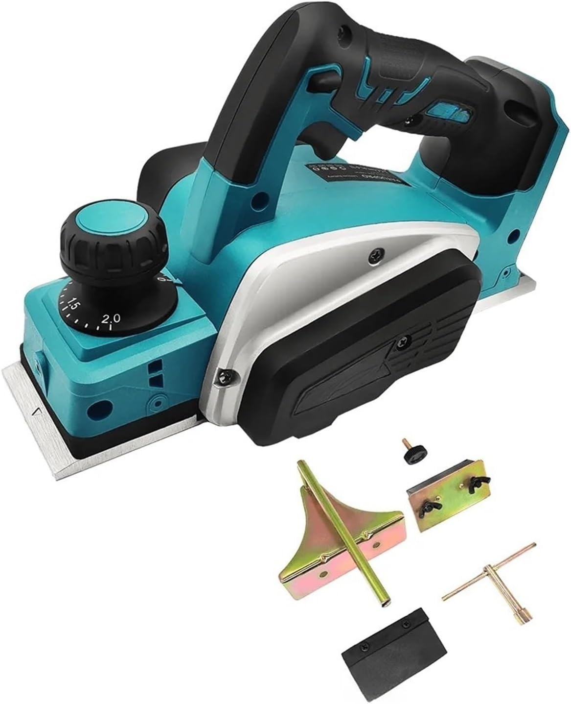 Handheld Electric Planer Cordless Wood Planing Mac 15000RPM Electric Cordless Planer Router Trimmer Furniture Cutting Machine Woodworking Planer For 18V Batterys(No Batterys)