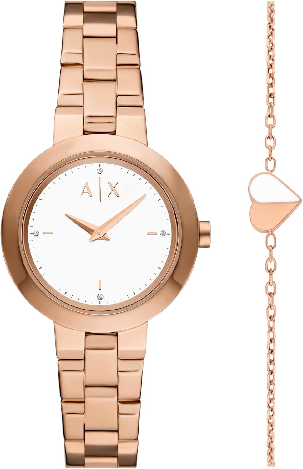 Armani Exchange A|X Women's Watch, Two-Hand Stainless Steel Watch for Women