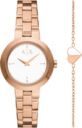 Armani Exchange A|X Women's Watch, Two-Hand Stainless Steel Watch for Women