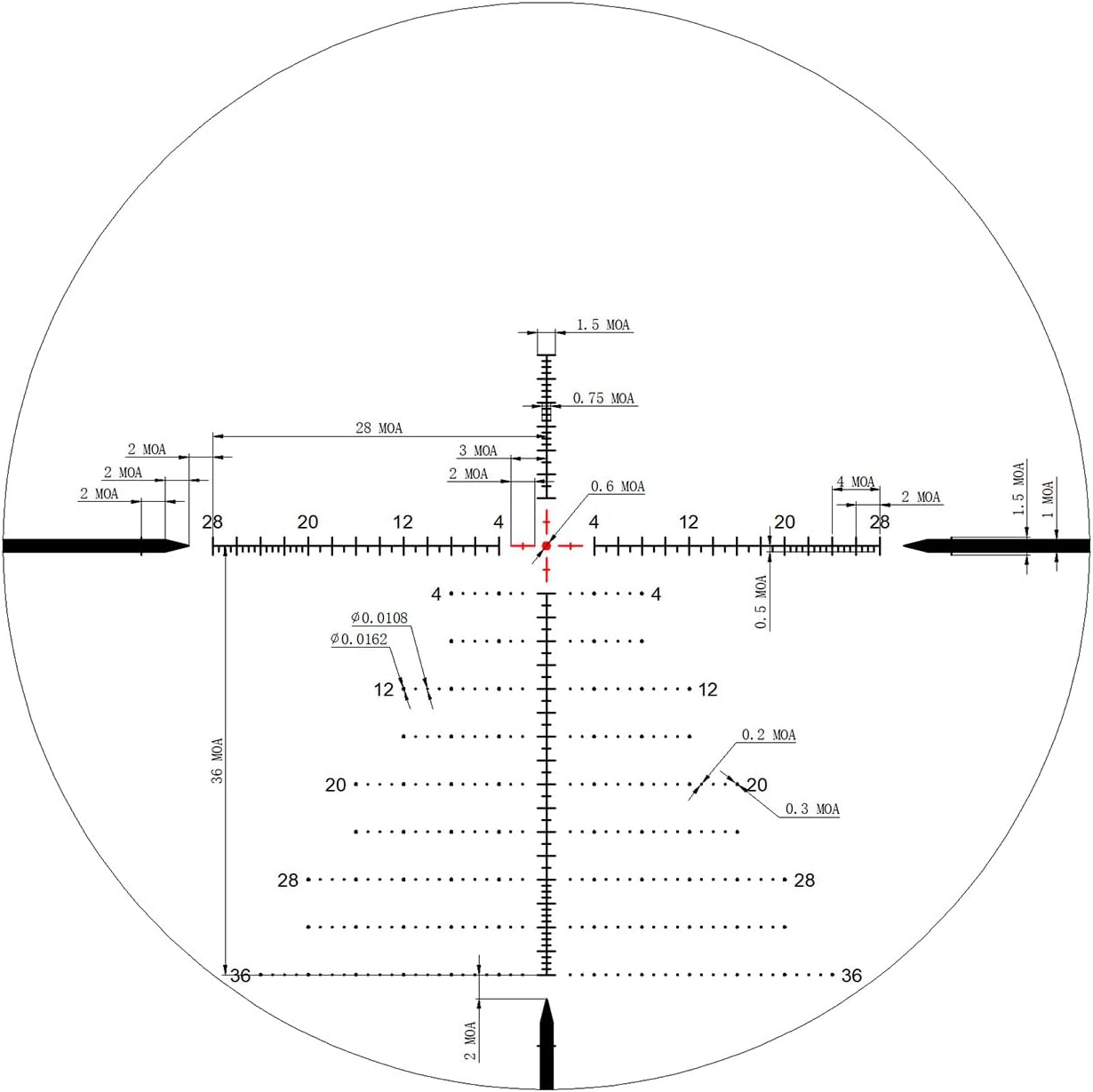 EZshoot FFP Rifle Scope with Zero Stop, MOA Illuminated Reticle, Parallax Adjustment, 30mm Tube Long Range Scope for Hunting, First Focal Plane Riflescope