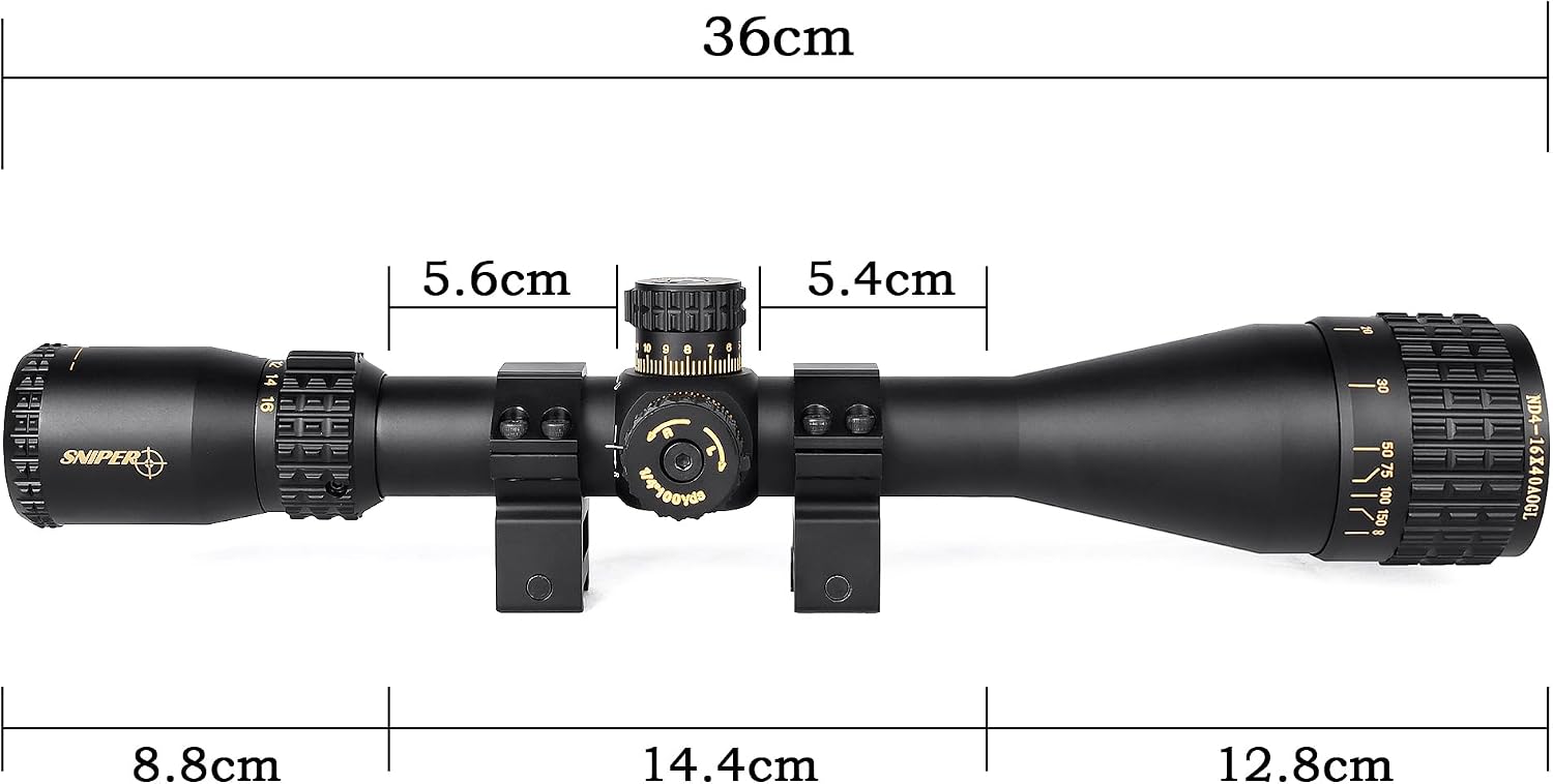 Rifle Scope 6-24x50 / 4-16x50 Red/Green/Blue llluminate Reticle AO Hunting Scope