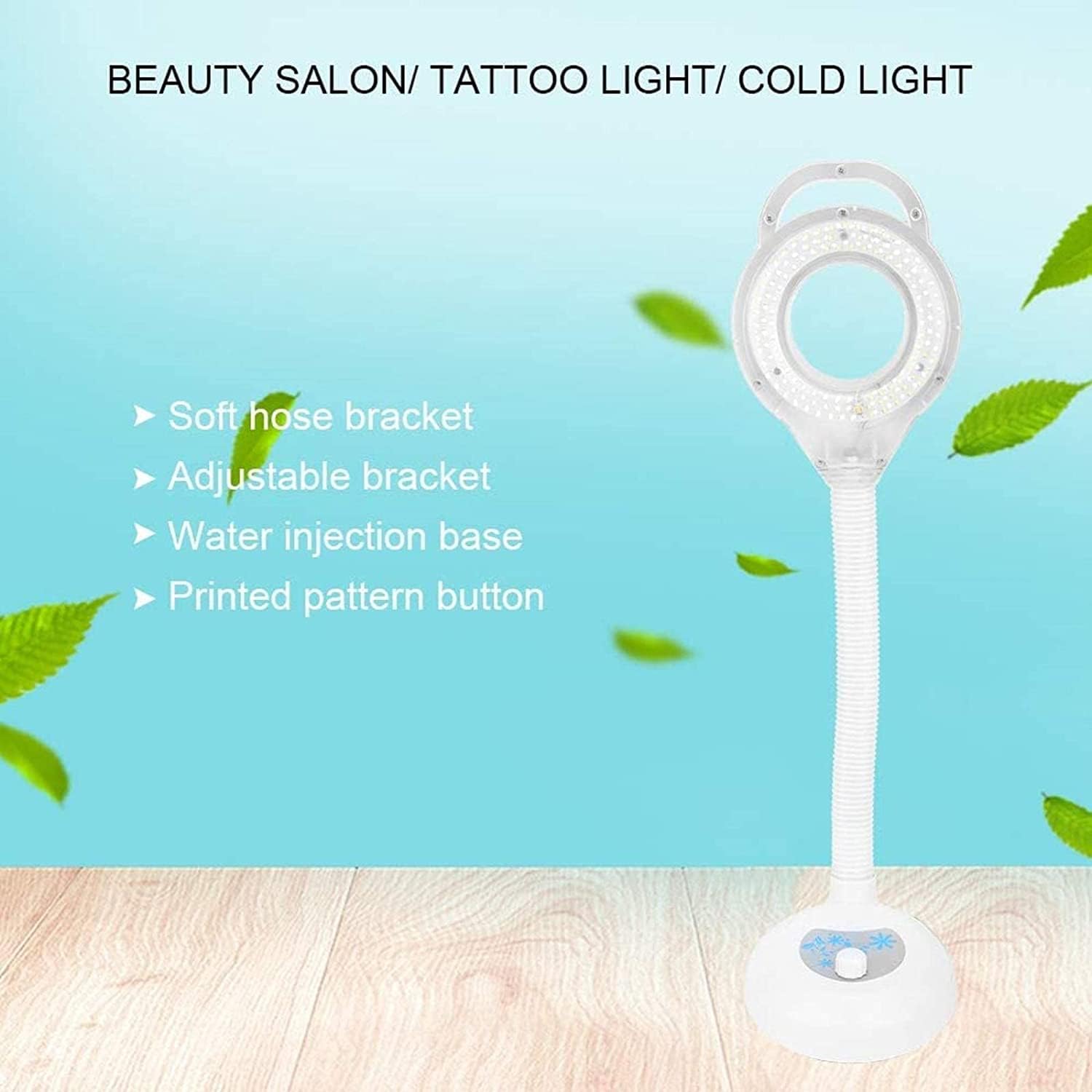 Magnifying Floor lamp Table lamp Manicure lamp can be dispatched Magnifying Glass Cold Light Manicure lamp 8 Times Magnifying Mirror Shadow Lifting lamp