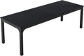 Tribesigns 6.5ft Conference Room Table, 78.74' W x 27.56' D Large Office Meeting Table, Modern Seminar Desk for Boardroom (1, Black)