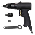 NEWTRY 1300rpm Air Rivet Nut Gun Pneumatic Riveter Riveting Tool Kit with Self-locking Head for 1/8, 5/32 Nut (6060 gun with M3,M4 head)