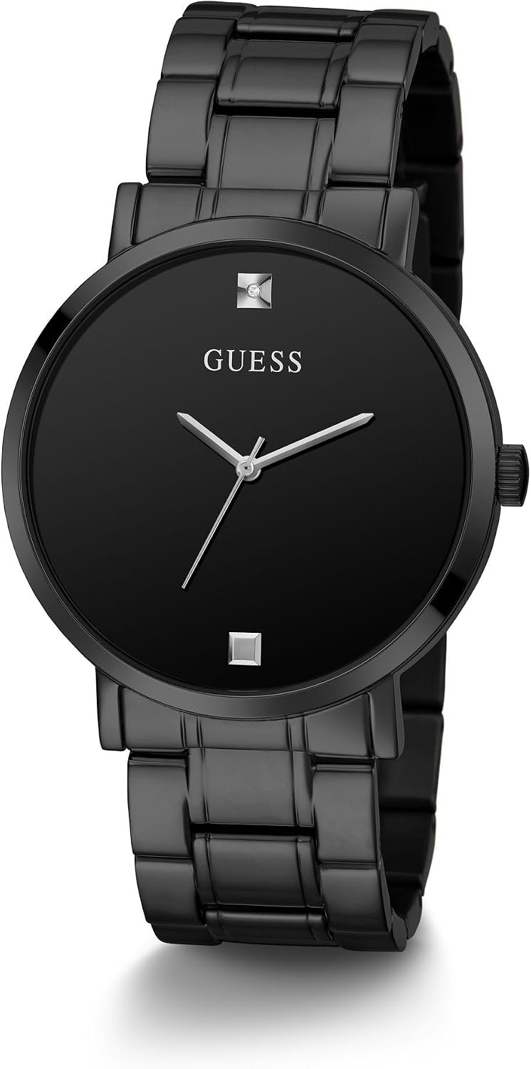 Guess Stainless Steel Genuine Diamond Dial Watch