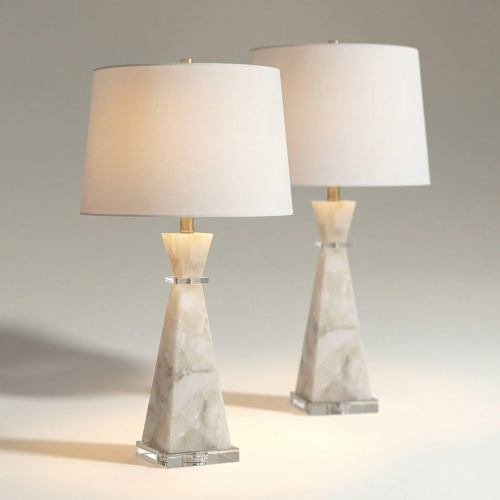 Possini Euro Design Possini Euro Marcy 28' High Alabaster Table Lamp Set of 2