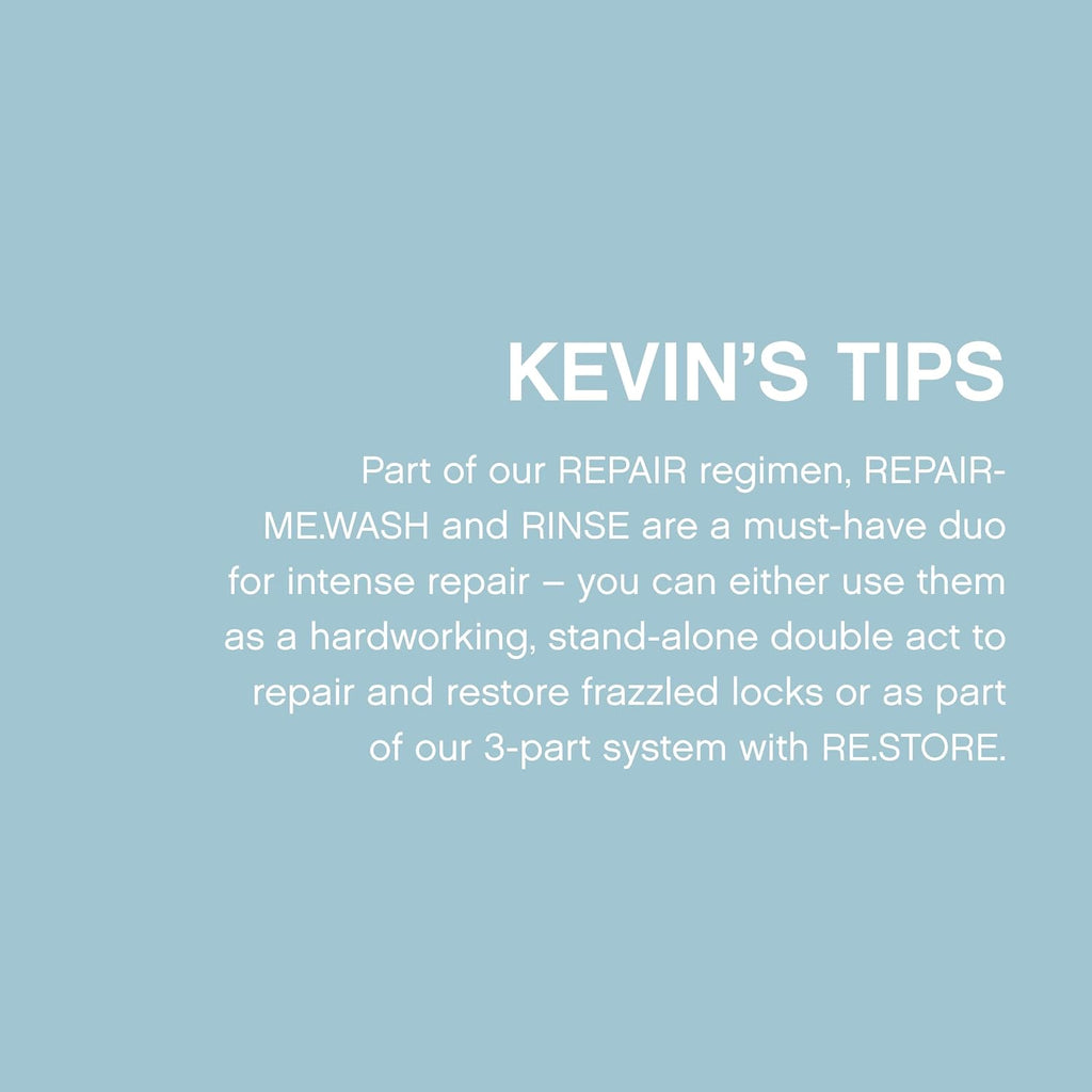 KEVIN.MURPHY REPAIR-ME.WASH & RINSE - Moisturising Hair Repair Shampoo - Hair Repair Conditioner - For All Hair Types Needing Repair - Sulphate & Paraben Free - 1 L / 33.8 fl oz - 2 Pack
