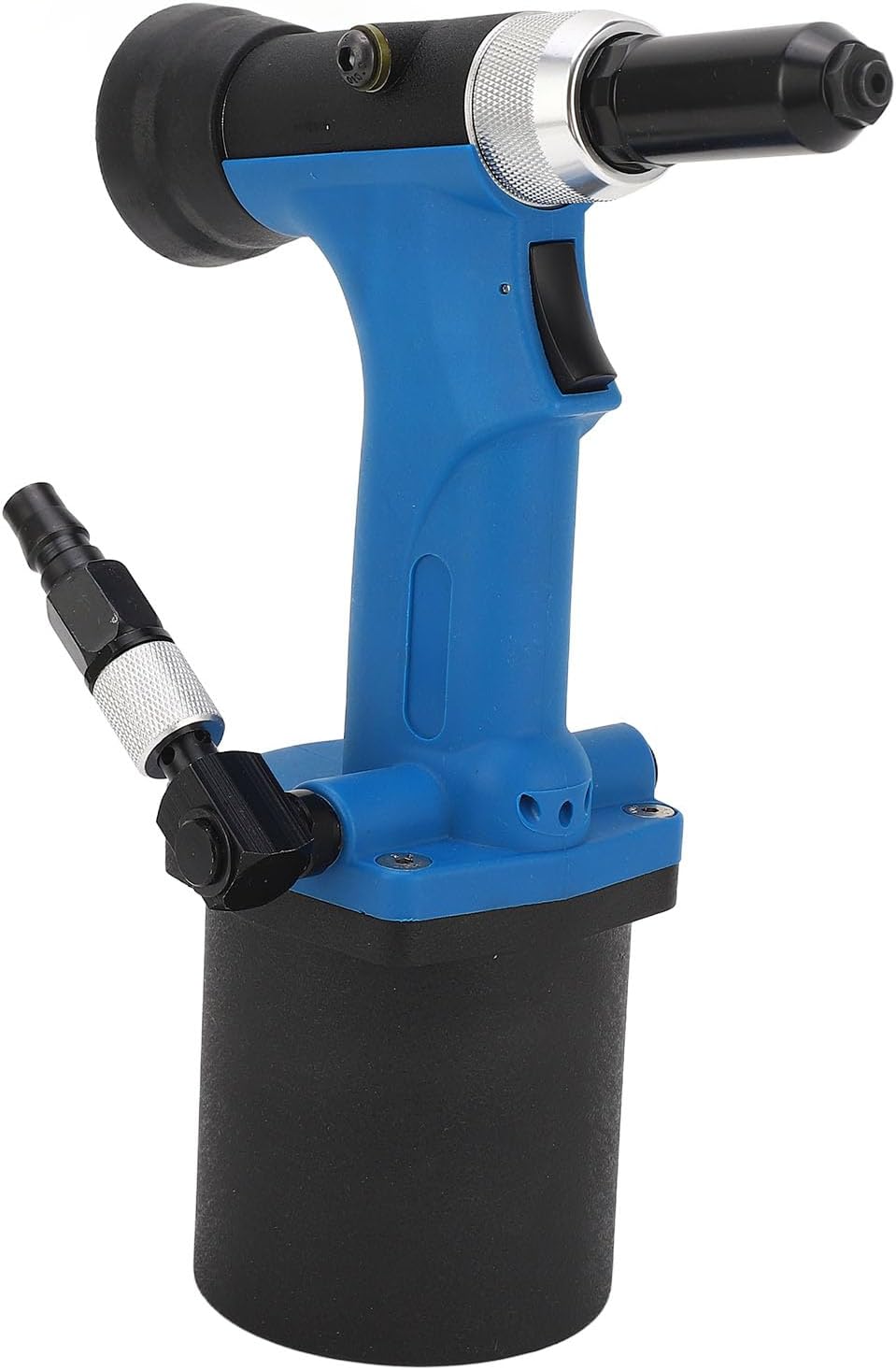 Rivet Nut Tool, Self-Suction Alloy Steel 1/4 Inch Inlet Pneumatic Rivet Nut Gun, for Metal Sheet