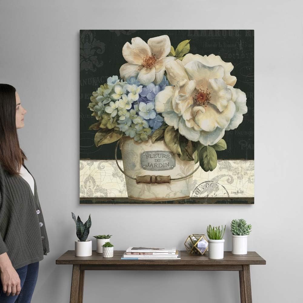 CANVAS ON DEMAND French Vases I Canvas Wall Art Print by Lisa Audit, Contemporary, Vintage, Traditional, Home Decor, Artwork, 36'x36'