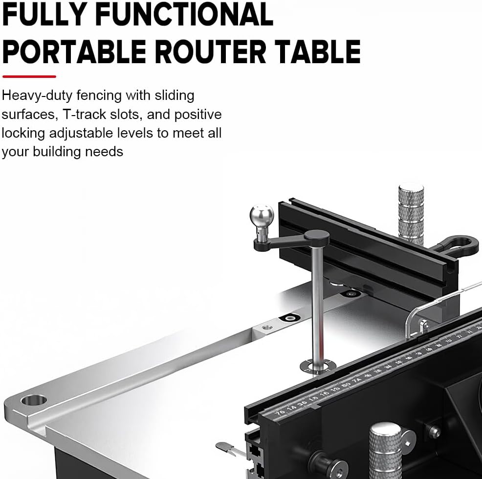 Bench Top Router Table, Full Size Portable Router Table, Workshop Table Router, Workbench Accessory Imperial